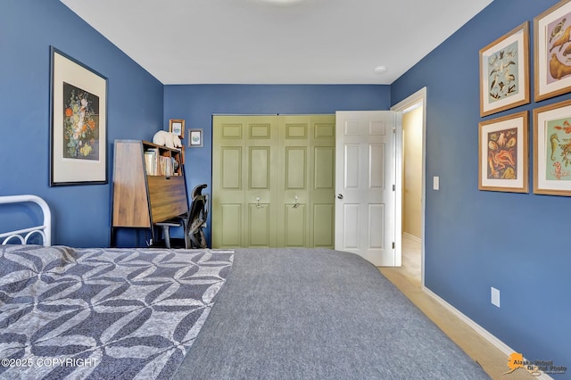 1124 Fred Cir, Anchorage, AK 99515 - carpeted bedroom featuring a closet and baseboards