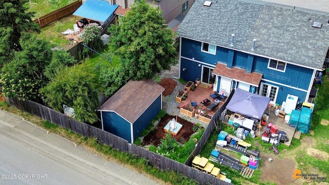 1124 Fred Cir, Anchorage, AK 99515 - view from above of property