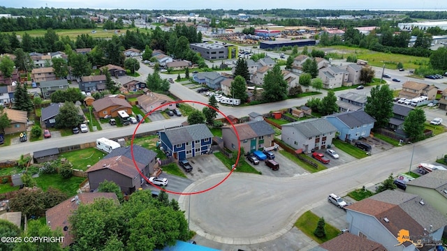 1124 Fred Cir, Anchorage, AK 99515 - aerial perspective of suburban area