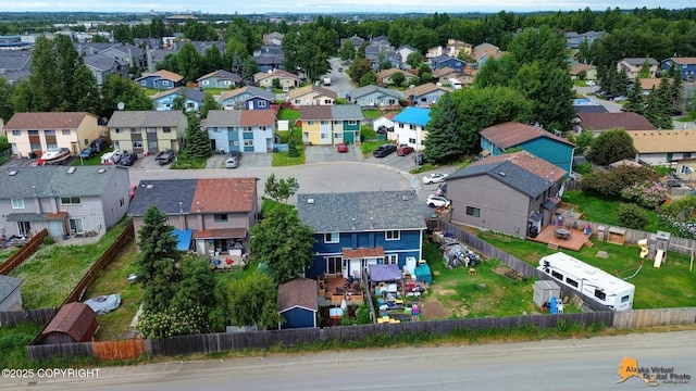 1124 Fred Cir, Anchorage, AK 99515 - aerial perspective of suburban area