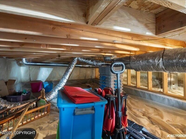 3872 N Charley Dr, Wasilla, AK 99654 - view of unfinished below grade area