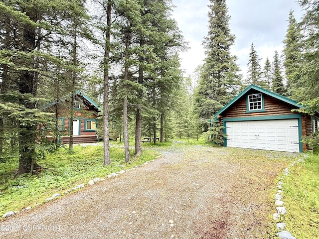 15700 Wild Salmon Way, Ninilchik, AK 99639 - detached garage with driveway