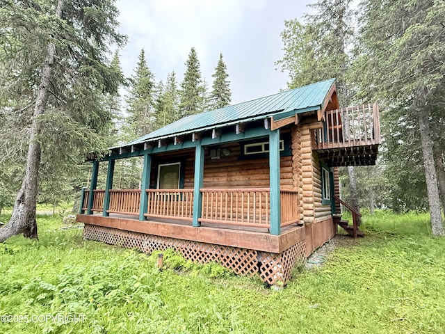 15700 Wild Salmon Way, Ninilchik, AK 99639 - view of outbuilding with a porch