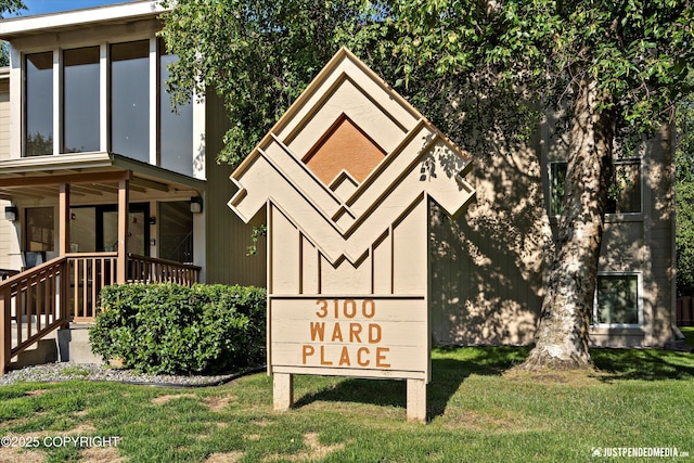 3100 Ward Pl Unit 6, Anchorage, AK 99517 - community / neighborhood sign featuring a lawn