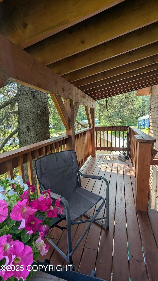 3411 Eagle Ave, Valdez, AK 99686 - view of deck
