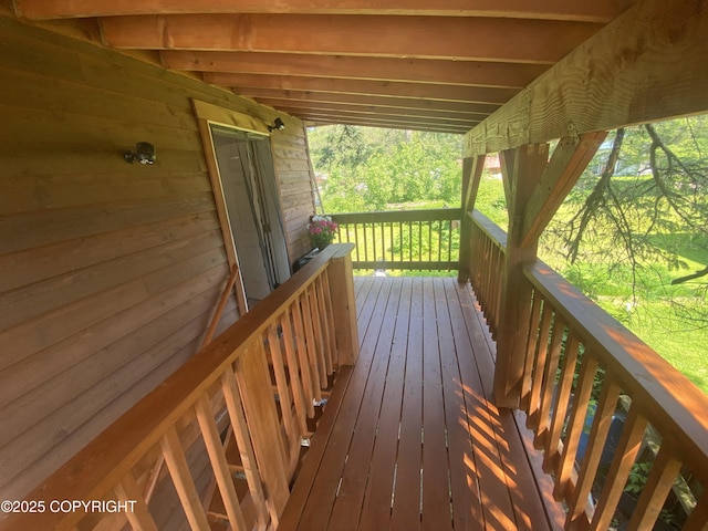 3411 Eagle Ave, Valdez, AK 99686 - view of wooden deck