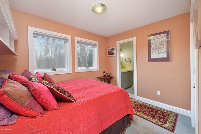 1240 Chinook Dr, Kenai, AK 99611 - bedroom with carpet and ensuite bath