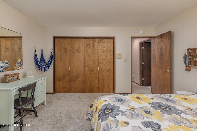 11851 Nebesna Dr, Anchorage, AK 99507 - bedroom featuring a closet and light colored carpet