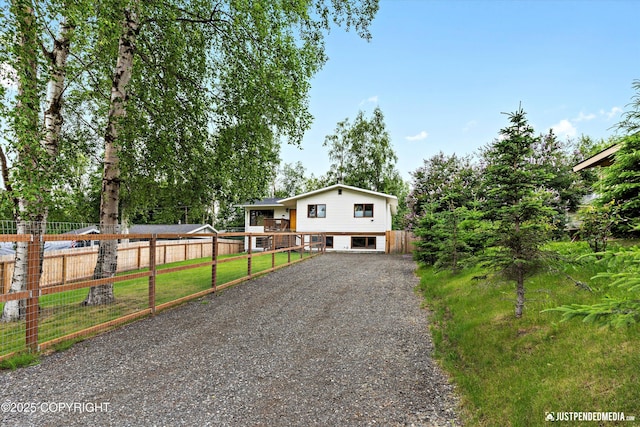 6922 Cutty Sark St, Anchorage, AK 99502 - view of front of property with driveway