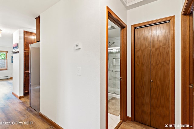 6922 Cutty Sark St, Anchorage, AK 99502 - corridor featuring wood finished floors