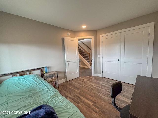 3715 Tajen Ln, Homer, AK 99603 - bedroom with wood finished floors and recessed lighting