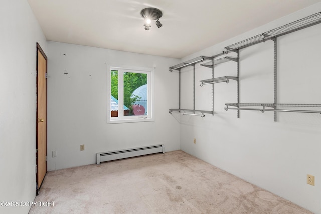 40800 Lopez Ave, Soldotna, AK 99669 - spare room with a baseboard radiator and carpet floors