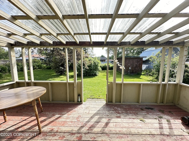 108 S Leibrock St, Soldotna, AK 99669 - unfurnished sunroom with healthy amount of natural light