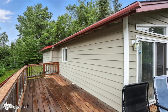 10845 Anvik Cir, Eagle River, AK 99577 - view of deck
