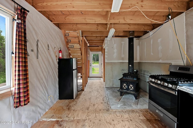 69222 S Parks Hwy, Willow, AK 99688 - kitchen with appliances with stainless steel finishes
