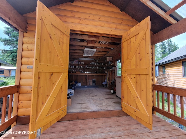 34655 Sockeye Ln, Sterling, AK 99672 - view of wooden deck