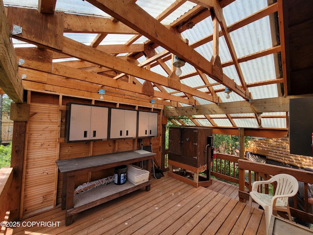 34655 Sockeye Ln, Sterling, AK 99672 - view of wooden terrace