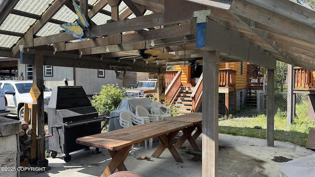 34655 Sockeye Ln, Sterling, AK 99672 - view of patio with ceiling fan