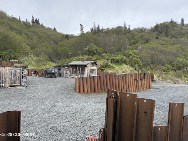 25646 Hawks Beach Rem SW, Anchor Point, AK 99556 - view of yard with a forest view