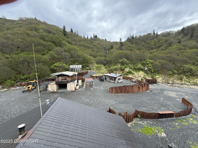 25646 Hawks Beach Rem SW, Anchor Point, AK 99556 - bird's eye view of a heavily wooded area