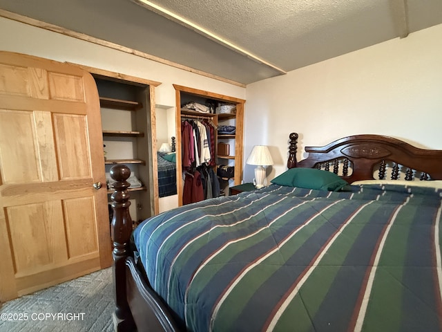 25646 Hawks Beach Rem SW, Anchor Point, AK 99556 - carpeted bedroom featuring a textured ceiling
