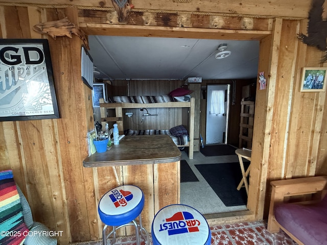 25646 Hawks Beach Rem SW, Anchor Point, AK 99556 - kitchen featuring wood walls