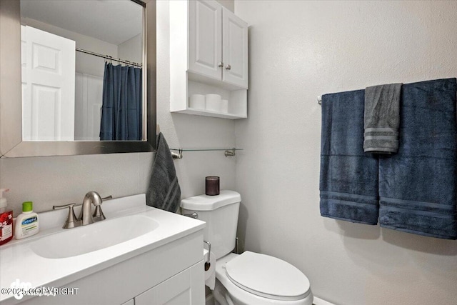 4335 E 6th Ave, Anchorage, AK 99508 - full bath featuring vanity and a shower with shower curtain