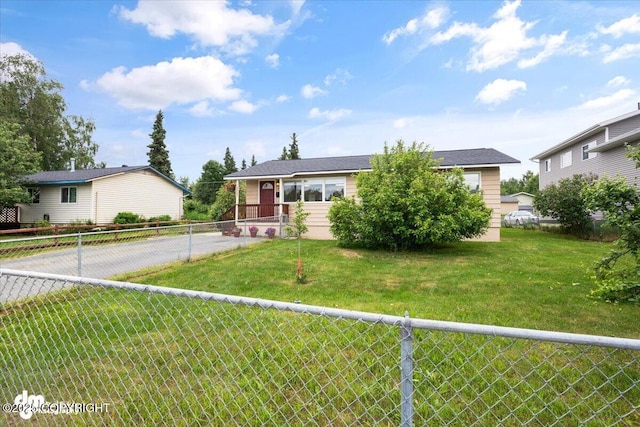 4335 E 6th Ave, Anchorage, AK 99508 - view of front of home featuring a fenced backyard