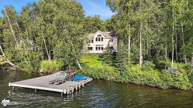 2995 N Meadow Lakes Dr, Wasilla, AK 99623 - dock area with a water view