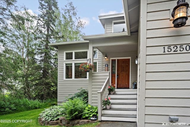 15250 Evergreen Ridge St, Anchorage, AK 99516 - view of exterior entry