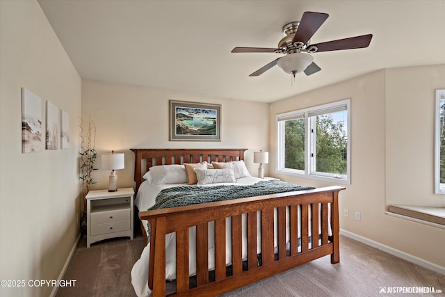 15250 Evergreen Ridge St, Anchorage, AK 99516 - carpeted bedroom with baseboards and ceiling fan