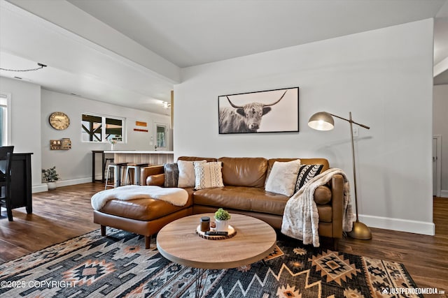 15250 Evergreen Ridge St, Anchorage, AK 99516 - living room featuring wood finished floors