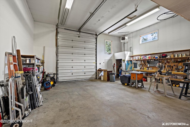 15250 Evergreen Ridge St, Anchorage, AK 99516 - garage featuring a workshop area