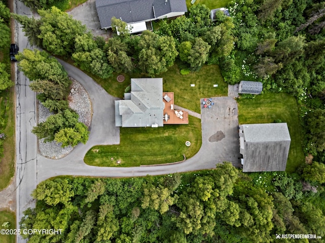 15250 Evergreen Ridge St, Anchorage, AK 99516 - aerial overview of property's location