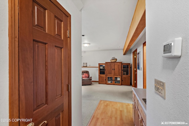 3217 Purdue St, Anchorage, AK 99508 - corridor with light colored carpet