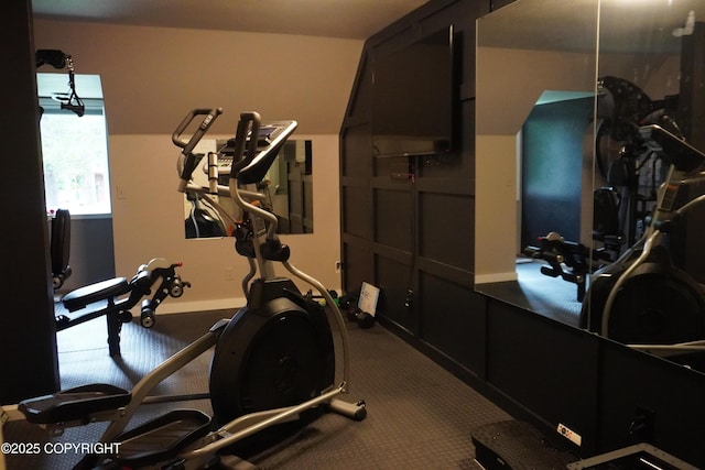 2600 Birch St, Seward, AK 99664 - exercise room with carpet flooring