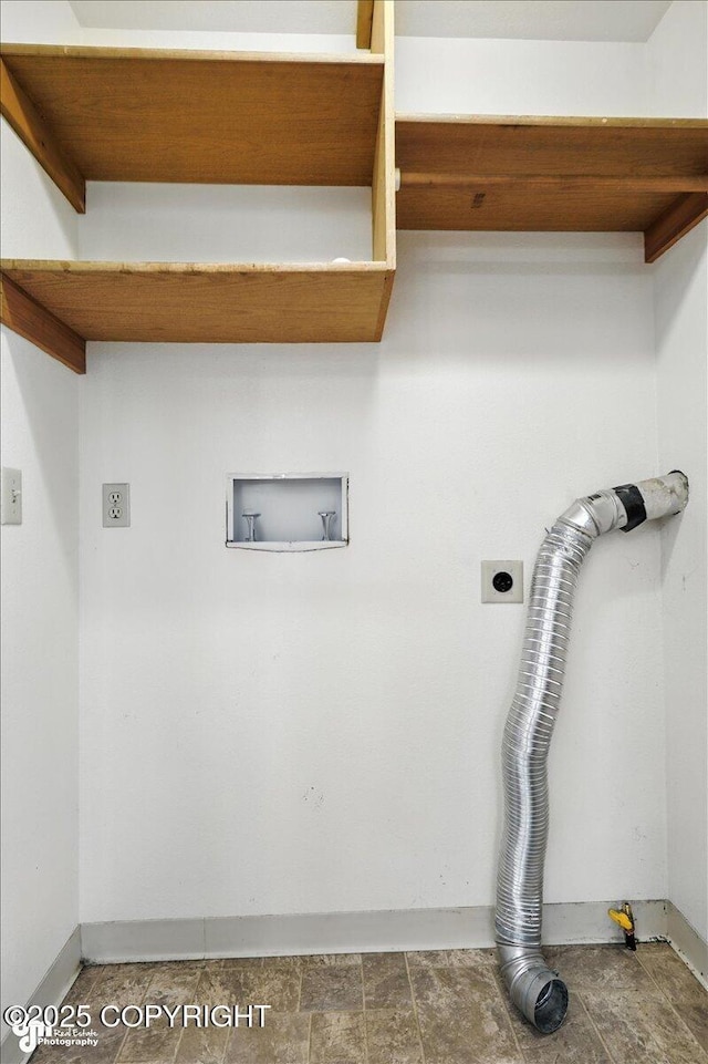 840 N Voss Cir, Wasilla, AK 99623 - washroom featuring hookup for a washing machine and hookup for an electric dryer