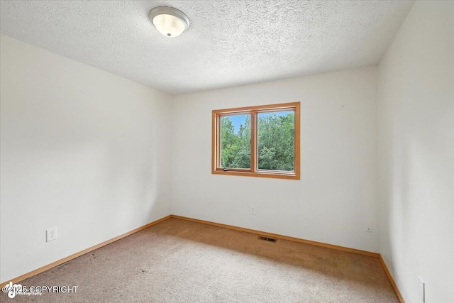 840 N Voss Cir, Wasilla, AK 99623 - carpeted spare room featuring baseboards and a textured ceiling
