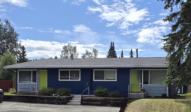 634 W 18th Ave, Anchorage, AK 99503 - ranch-style home with roof with shingles