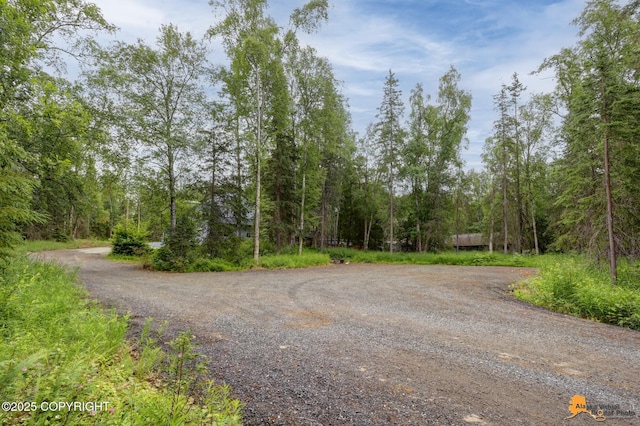 9601 Carlson Rd, Anchorage, AK 99507 - view of road featuring a wooded view