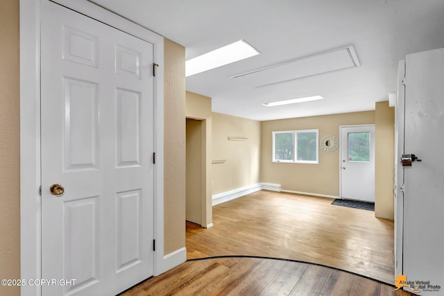 9601 Carlson Rd, Anchorage, AK 99507 - entryway featuring wood finished floors and baseboards