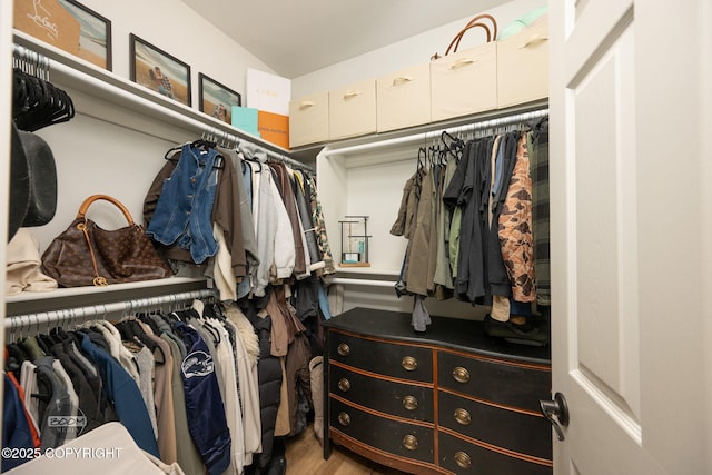 3200 E Woodruff Loop, Wasilla, AK 99654 - walk in closet with wood finished floors