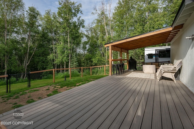 3200 E Woodruff Loop, Wasilla, AK 99654 - view of deck