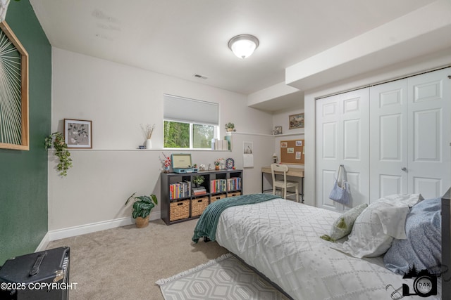 4228 E Serendipity Loop, Wasilla, AK 99654 - carpeted bedroom featuring baseboards and a closet