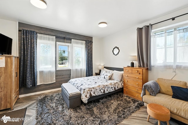 196 W Fairview Ave, Homer, AK 99603 - bedroom with multiple windows and parquet floors
