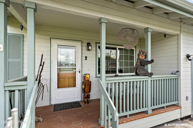 13693 E Guernsey Ln, Palmer, AK 99645 - entrance to property featuring covered porch