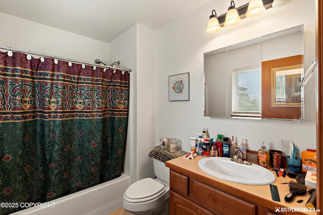 13693 E Guernsey Ln, Palmer, AK 99645 - bathroom featuring vanity and shower / tub combo with curtain