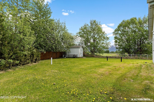13693 E Guernsey Ln, Palmer, AK 99645 - view of yard with a shed