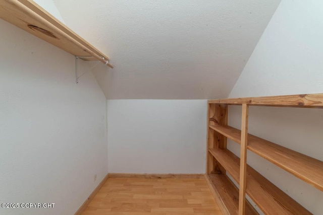 17751 Arcturus Loop, Ninilchik, AK 99639 - spacious closet featuring lofted ceiling and light wood finished floors
