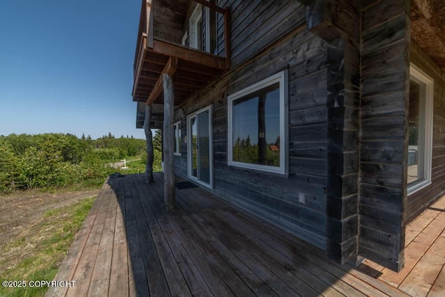 17751 Arcturus Loop, Ninilchik, AK 99639 - view of wooden deck